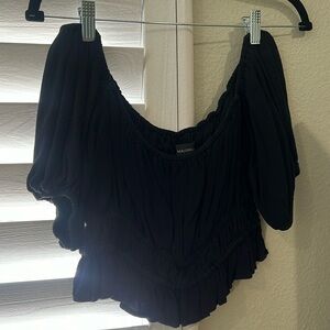 Majorelle off the shoulder top